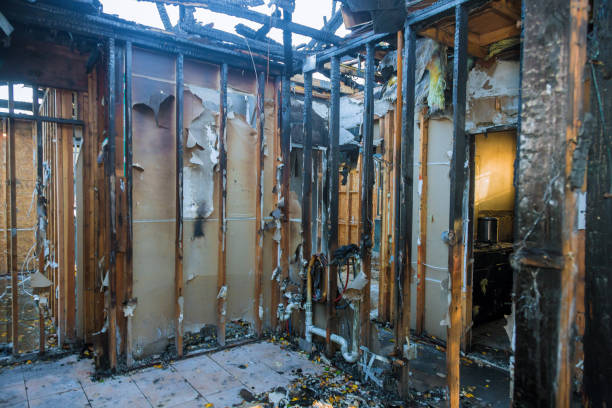 Professional Fire Damage Removal technician working in Hamlin, WV